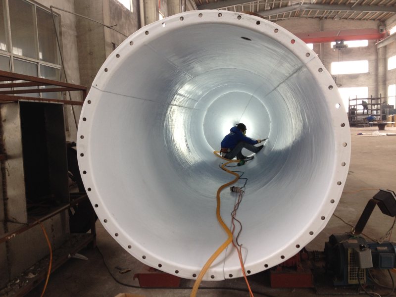 內(nèi)襯聚四氟乙烯（PTFE）大型設備